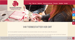 Desktop Screenshot of haustierbestattung.de