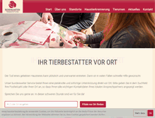 Tablet Screenshot of haustierbestattung.de